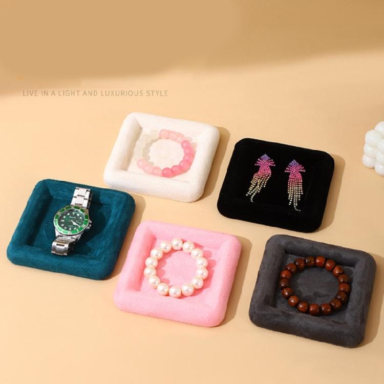 Modern Jewelry Showcase Tray Velvety Jewelry Display Tray Exquisite Charm Holder