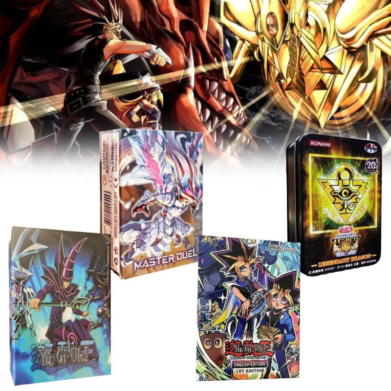 Sada karet Game Master Yugioh s klasickými a fóliovými sběratelskými kartami pro sběratele karet