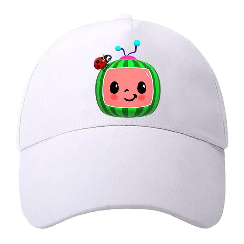Cocomelon Funny Games Kids Cap Adjustable Snapback Sun Hat With Soft Material