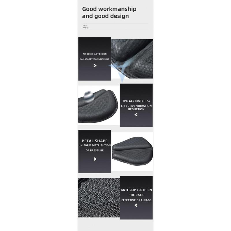 Air Mat Cooling Down Motorcycle Seat Cushion Cover Hollow Design for Riders Long Distance Use