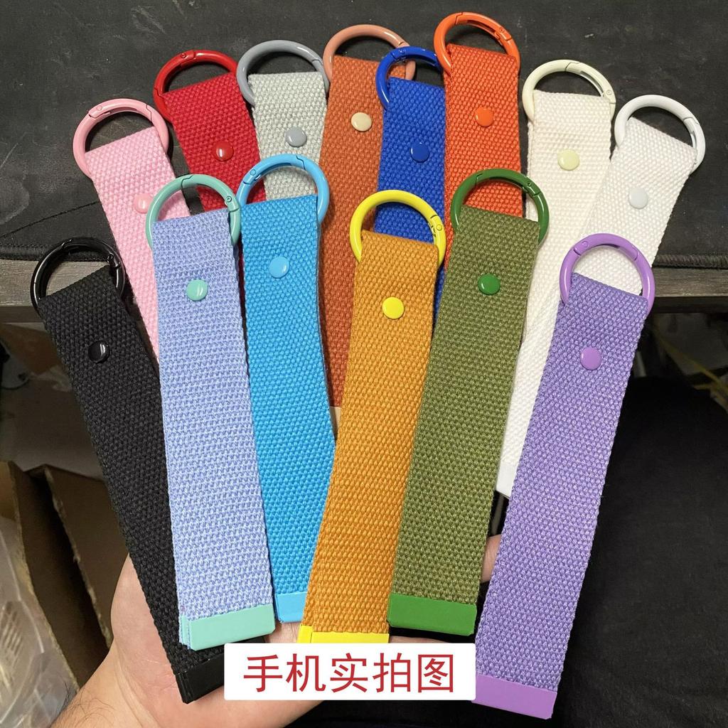 Korean Handmade Webbing Cloth Sticker Diy Pendant Keychain Bag Pendant Dopamine Ins Polyester Pendant