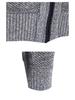 2024 Men's Autumn/Winter Stand-Up Collar Fleece-Lined Cardigan Sweater