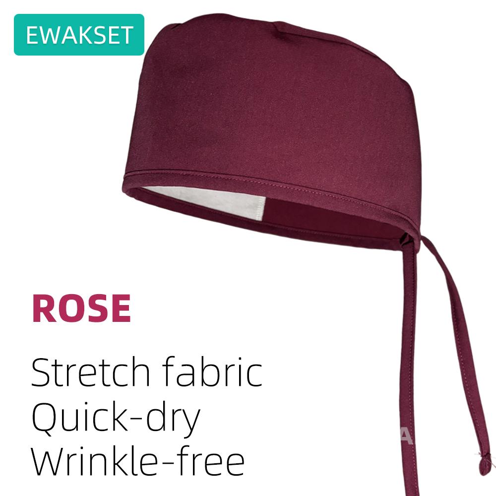 Unisex Medical Surgical Cap stretch quick dry wrinkle free working surgery hat female male dental nurse doctor hospital scrub caps