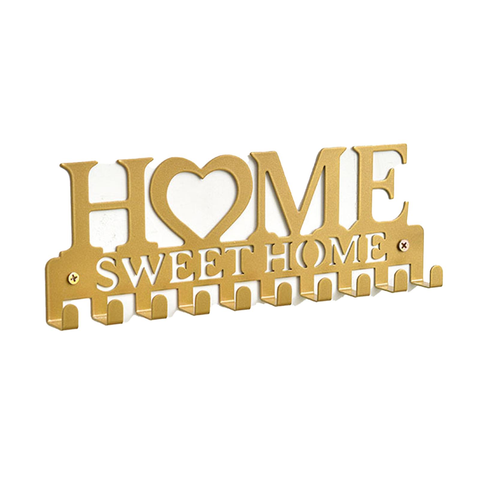 Черная металлическая настенная вешалка для одежды на балконе держатель для ключей бесплатный перфоратор кухонный органайзер вешалка для ванной комнаты крючки для вешалок хранение золотой 1554₽