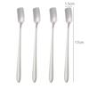 Leeseph Coffee Spoons Set of 4, Stainless Steel Long Handle Espresso Stirring Spoons Dessert Teaspoons