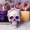 Halloween Skull Statue Candle Molds for DIY Candle Gypsum Decorations Home Decorations Craft Skull Statue Candle Molds