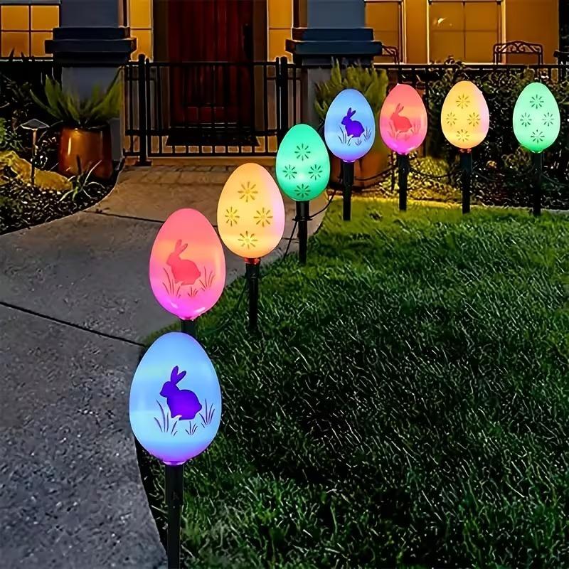 3.5M/5M Solar Easter Egg String LightsWaterproof LED GardenLights Outdoor Lawn and Yard DecorationFestive Landscape Party Lights