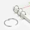 50/100Pcs Sturdy Loose Leaf Ring O Ring Paper Binder Ring Split Rings  Daily Organizing