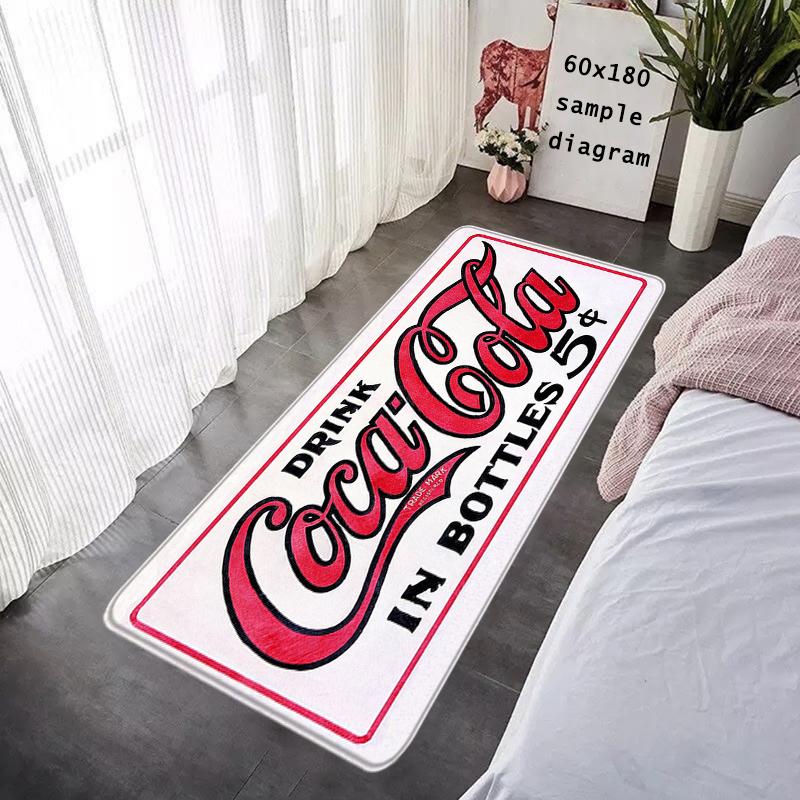 Floor Mat Non-slip Foot Rug for Entryway Cocas Hallway Carpet Colas Kitchen Water Adsorbed Rugs Fluffy Bedside Mats Home Decor