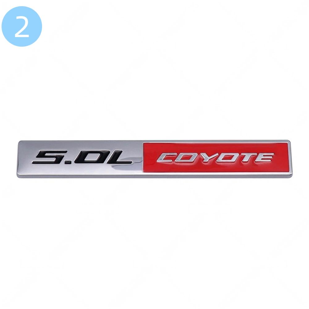 3D Metal 5.0 COYOTE Rear Trunk Side Fender Emblem Badge Sticker Car Accessories