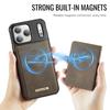 For iPhone 17 Pro Max Magnetic Case CASEME ME80 Series Leather PC TPU Phone Cover with Detachable Wallet