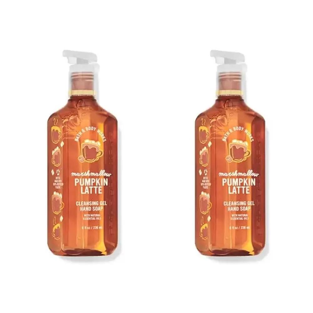 BBW Bath & Body Works 236мл 2 шт. MARSHMALLOW PUMPKIN LATTE Очищающее