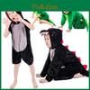 Eye-catching Childs Dinosaur Costume Crocodile Jumpsuit For Unisex Halloween Celebrations
