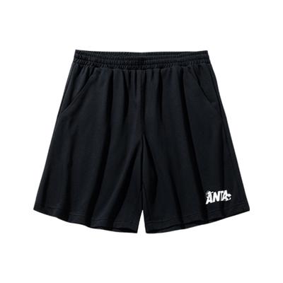 Inner Child Collaboration Solid Color Breathable Five-Point Casual Shorts Unisex Shorts Black 972428304-3