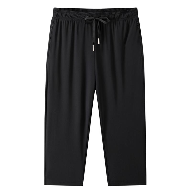 Women s Quick Dry High Waist Drawstring Fitness Pants for Running 4XL чёрный