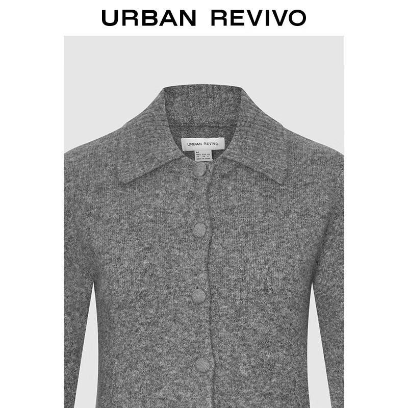 Women's Lapel Button Knit Cardigan