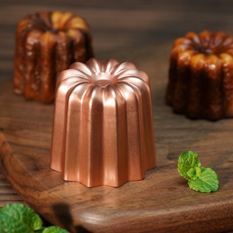 1/2/4 Stück Französische Reve Kuchenform Antihaft-Aluminium Canele Mousse Muffin Puddingform Für Zuhause DIY Canele Backen Kreatives Backgeschirr