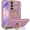 Ring Case - BOOLING - for Samsung Galaxy S26 Plus - Shockproof Scratch-Resistant Ultra Slim Purple
