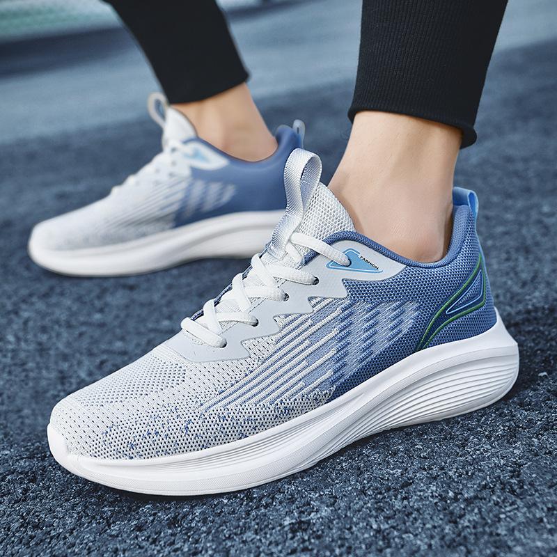 Sneakers comode e leggere, scarpe estive nuove casual in rete tessuta a volo, scarpe da corsa sottili e traspiranti