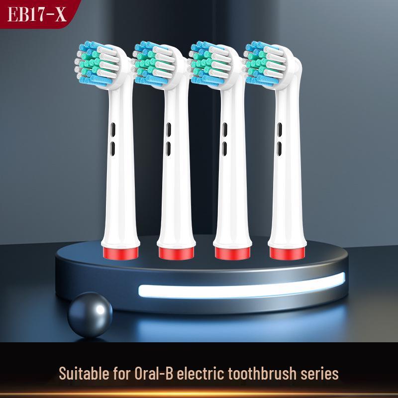 

Набор из 4 сменных насадок EB50X для электрической зубной щетки Oral-B, совместимых с моделями D12, D16, P2000 4-pack Brush Heads