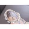 Autumn new style ladylike baby girl girls' princess rhinestone flat shoes, leather shoes, dance performance shoes