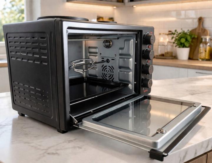 Mini Oven 30l Heating Plates Convection Rotisserie 3300w