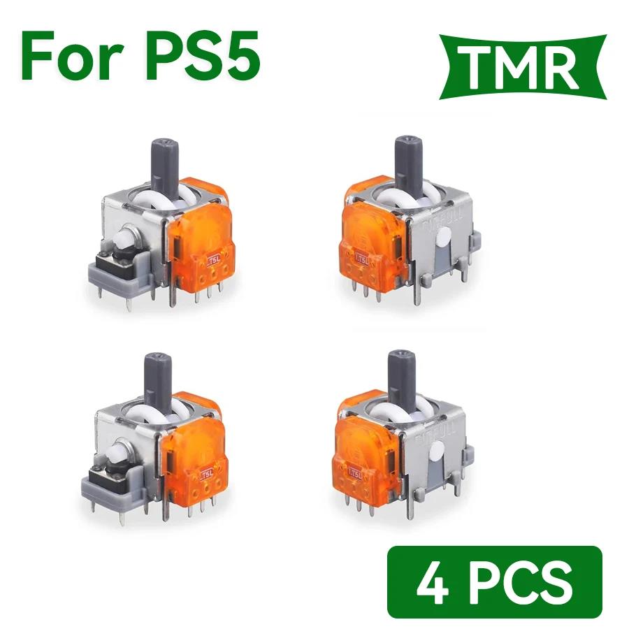 TMR Electromagnetic Hall Effect Joystick No-Drift Upgrade Replacement Kit for PS5 Controller (BDM-010/020/030/040/050) 3D Anal 5