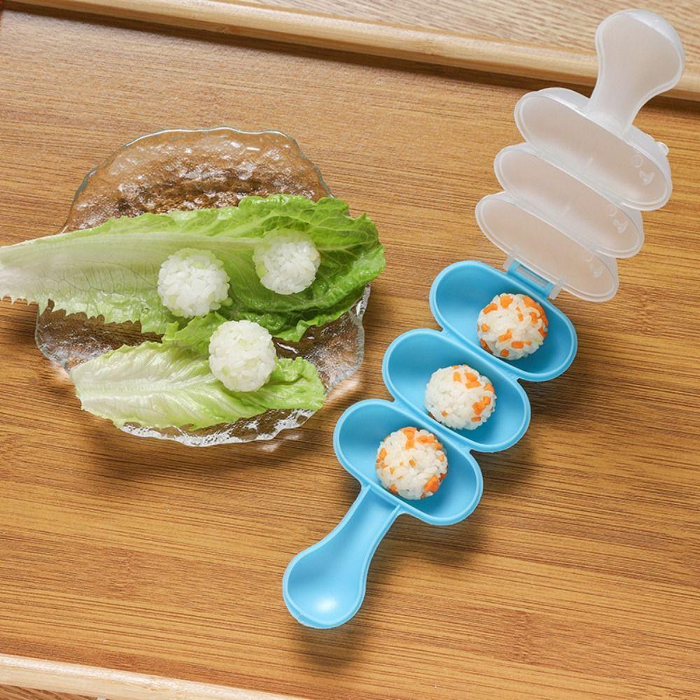 Formičky na onigiri Forma na rýžové koule Obědové pomůcky Výrobník sushi Výrobník dětských rýžových koulí Dětský oběd
