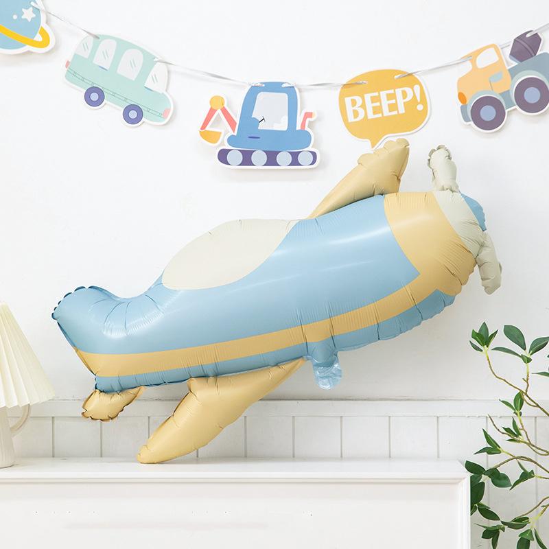 Cute Cartoon Foil Balloon Bear Aircraft Car Rainbow Balloon For Home Decoration Balloon Kids Birthday Baby Shower Party Decor