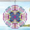 2D Metal Wind Spinner with Colorful Butterfly Design for Garden Patio Balcony Outdoor Decor No Electricity Needed Weather Resistant Autumn Gift