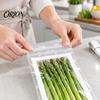 Large Capacity Food Bags Reusable Fresh-keeping Bags, Extra Long Sealable Storage Double Silicone for Meal Prep Layer Leakproof Seal Plastic