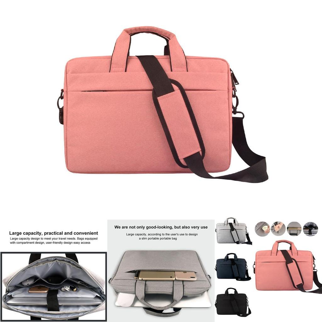 Fashion Light Laptop Bag With Single Shoulder Strap In Premium Anti-scratch Oxford Material