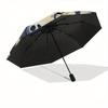 1 Auto Open Moonlight, Nightmare Before Christmas Themed Colorful 8-rib Portable Umbrella for Men and Women, A Compact Commuting Companion S