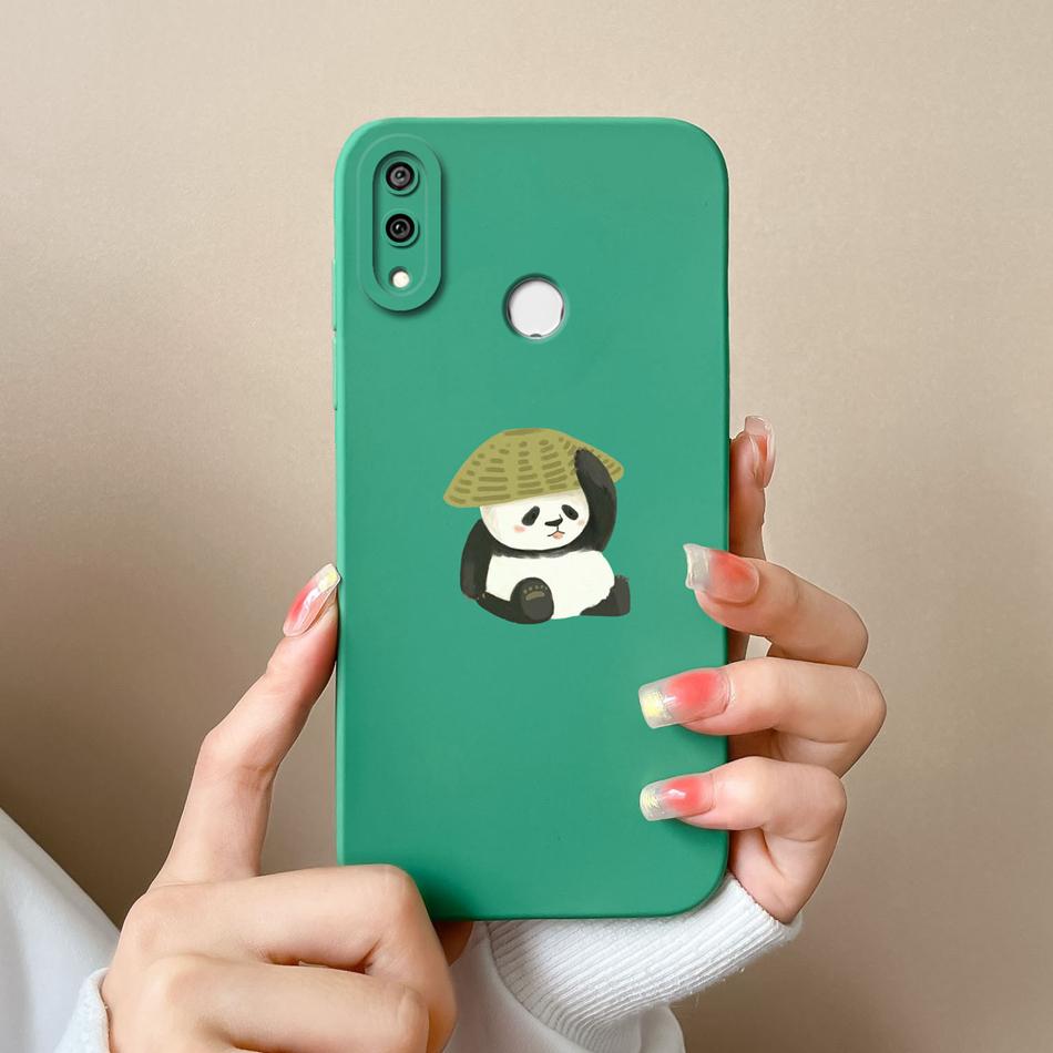 Case For Huawei Y9S Y9 Prime Y9A Cute Pilot Soft Liquid Silicone Camera Lens Protection Back Cover For Huawei Y9 Prime 2019 Capa