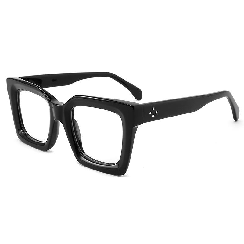 Square High Quality Eye Glasses Frames For Women Designer Luxury Clear Computer Eyeglasses Fashion Oversized Optical Eyewear