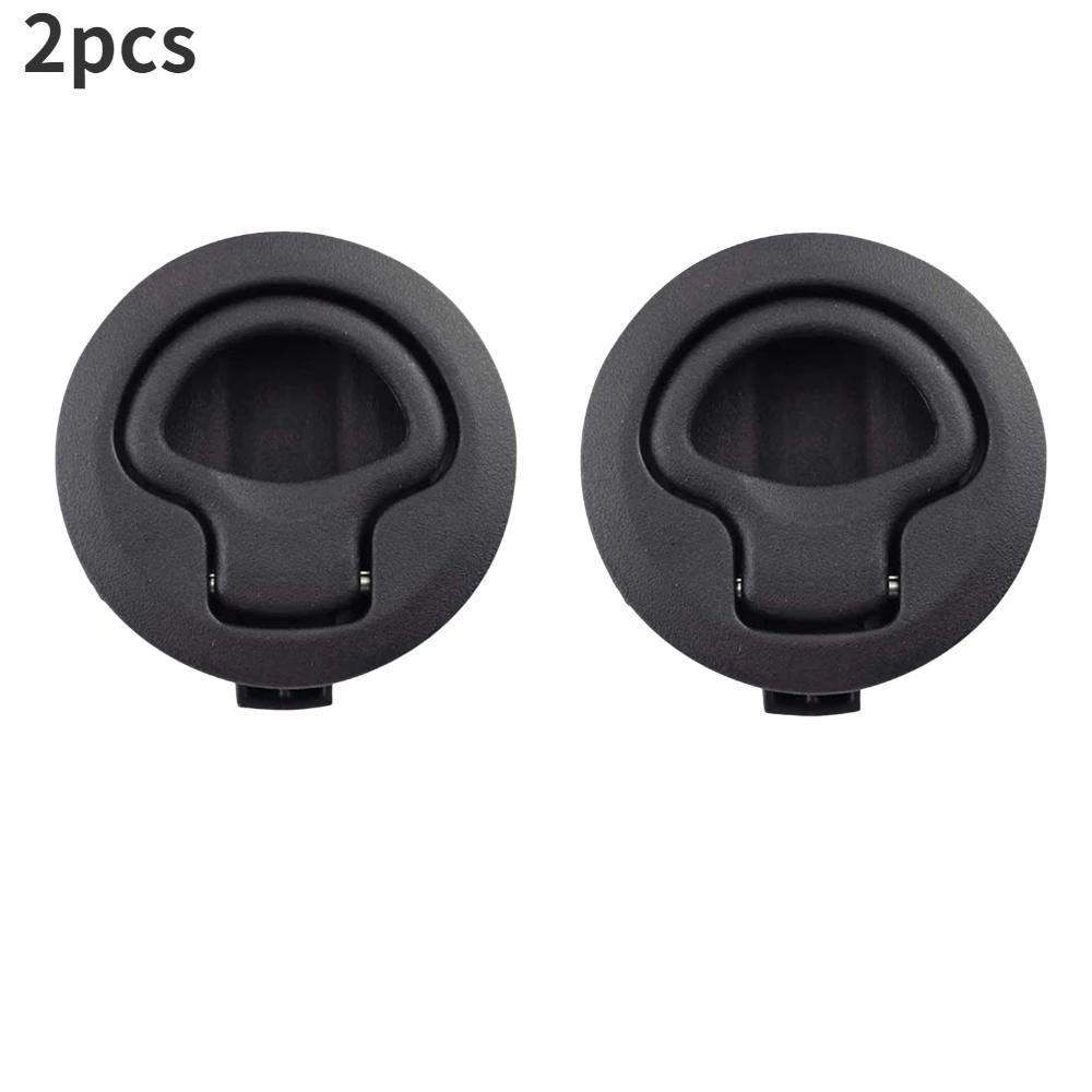 1/2/4/8/10Pcs Round Flush Pull Slam Latch for RV Boat Marine Deck Hatches Lift Pull Handle Non Key Marine Deck Locker