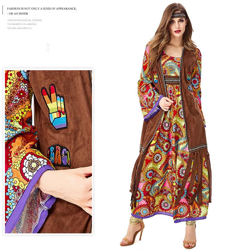 70s Retro Disco Hippie Goddess Costume