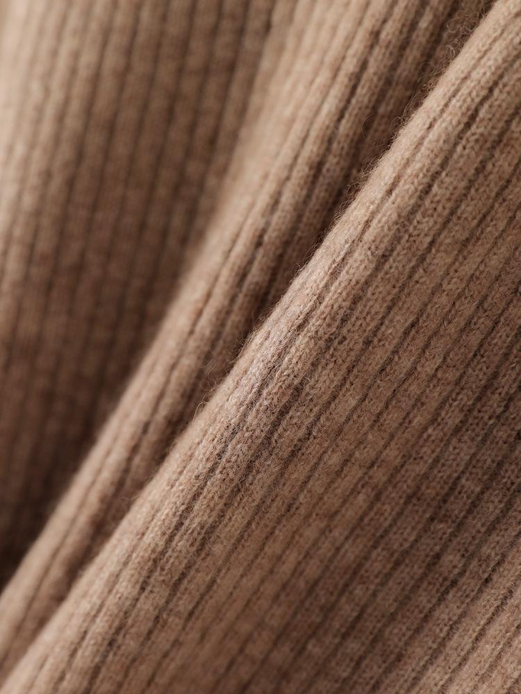 Women's Cashmere Knit Tank Top - Reversible Front V/Back U, Sleeveless Base Layer, Winter Wear