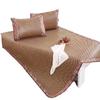 2026 Cooling Rattan Ice Silk Mat Set for Double Bed - Foldable 3-Piece Summer Air Conditioning Mat