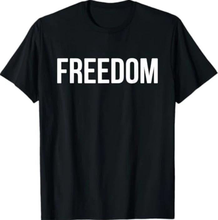 Freedom White Freedom T-Shirt 3XL
