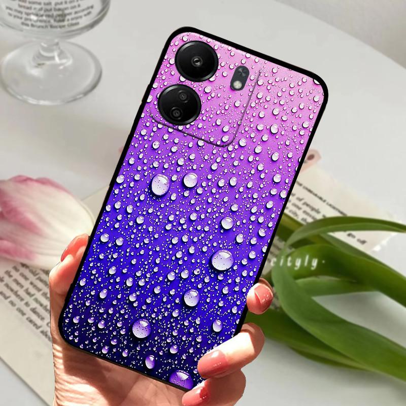 Cute Cartoon Soft Case For Redmi 13C 13 4G 5G Silicone TPU Phone Cover For Xiaomi Redmi 13R Phone Protective Fundas Capa Cases