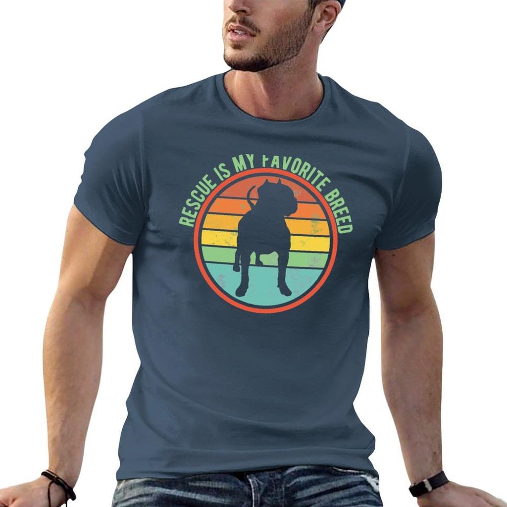 Rescue Is My Favorite Breed TShirt Funny Meme TShirts New Gifts And TShirts Unisexs Cotton T Shirts