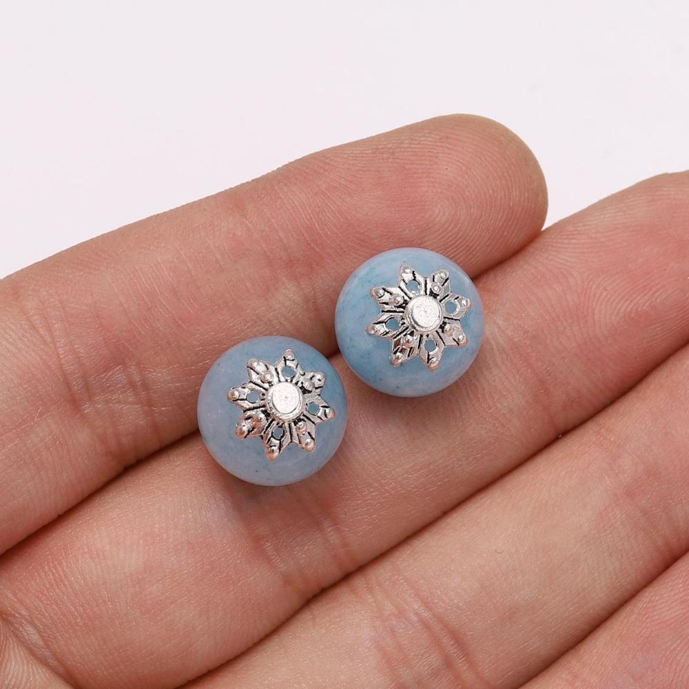 100pcs/Lot 9mm 8 Petals Tibetan Antique  Flower Loose Sparer Apart End Bead Caps For DIY Jewelry Making Earrings Wholesale