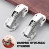 Steel Cabinet Hinges 90 Degree No-Drilling Cupboard Hinges Hydraulic Buffer Hinge Furniture Hardware Accessories
