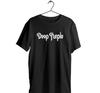 Deep Purple Logo - Black Light Breathable Polyester T-Shirt & Short Sleeve
