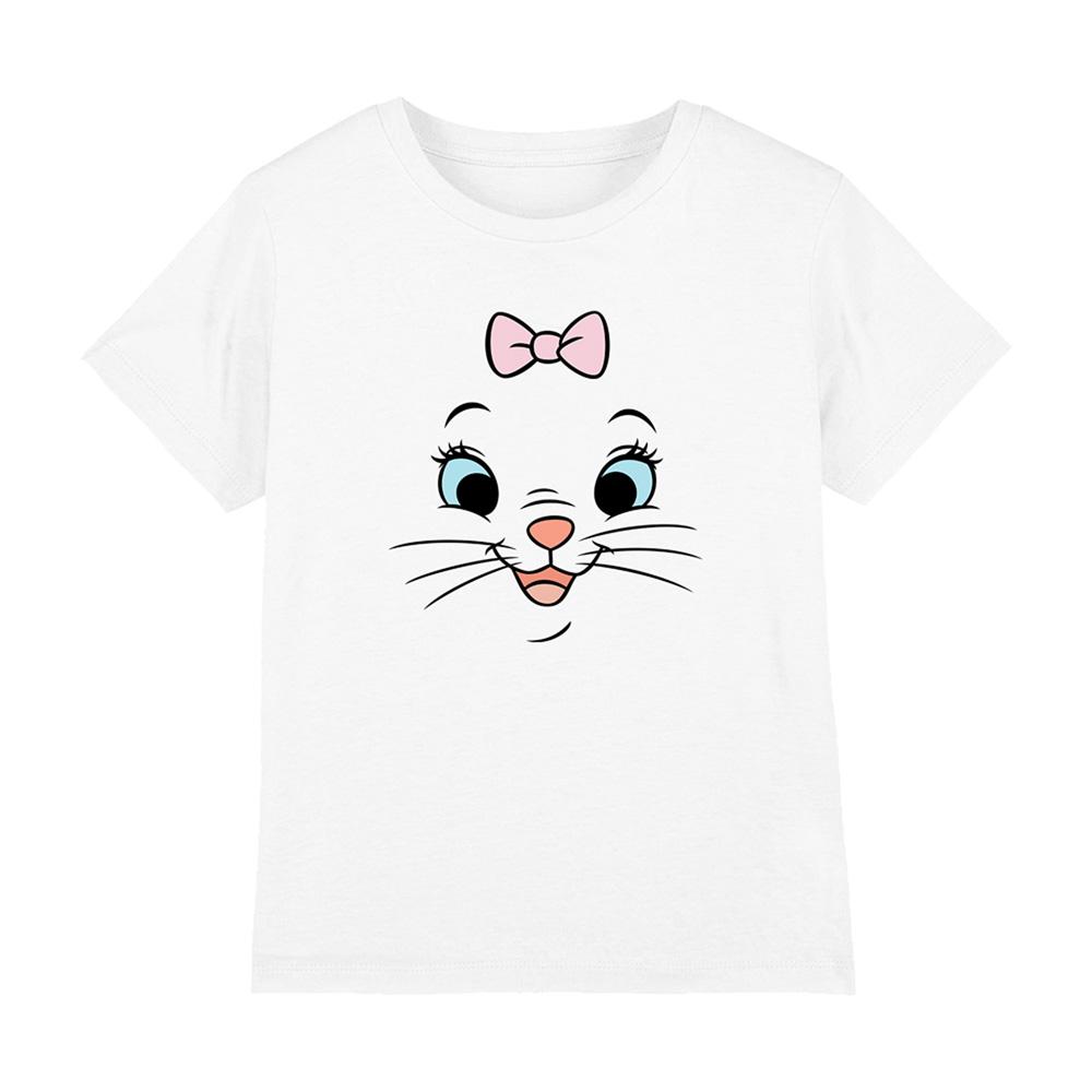 Disney Childrens/Kids Marie Face T-Shirt