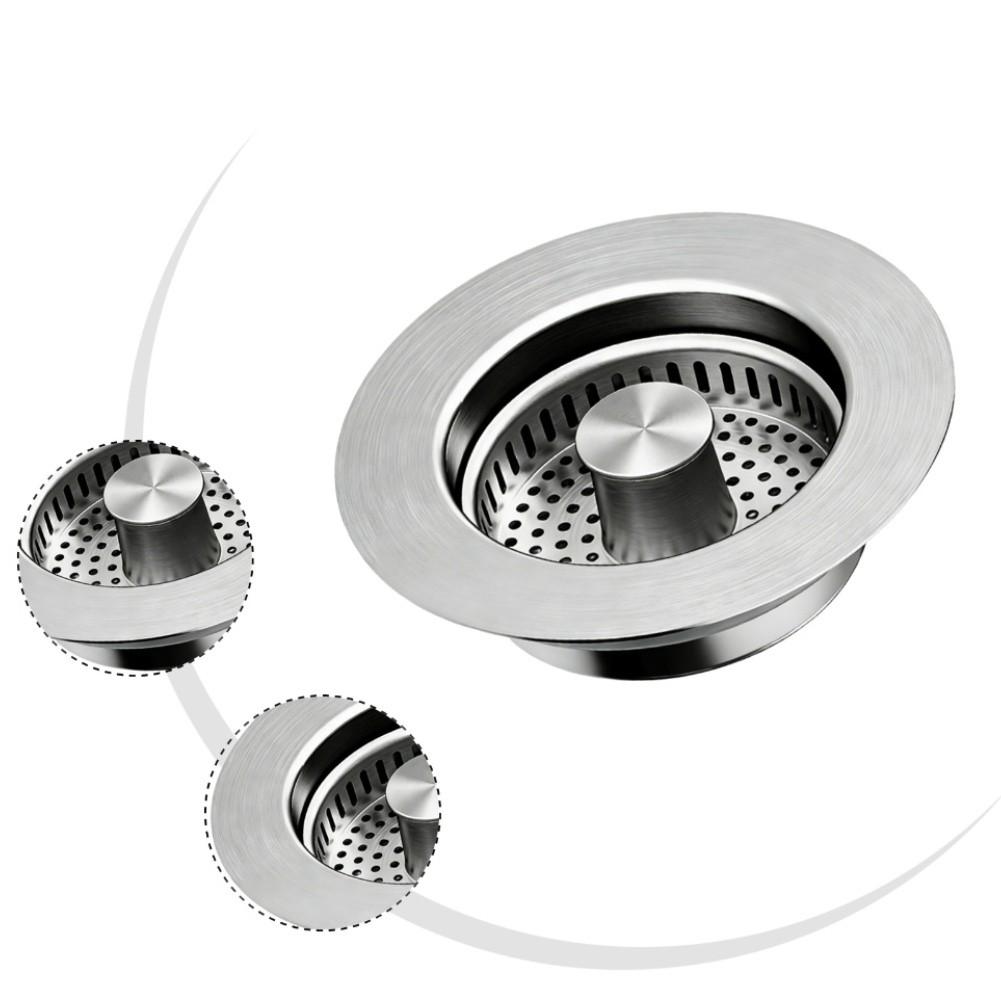 2 Pieces Upgrade Kitchen Sink Filter Sink Filter Stainless Steel Casing + Copper Core Plastic Cap For SIMPLICITY In Maintenance