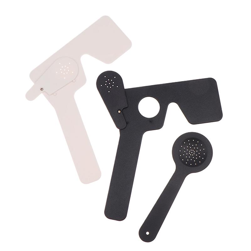 Eye Occluder For Vision Test And Optometry Eye Spoon Eyesight Adjustment Ruler Multiple Pin Hole Occluder Eye Patch