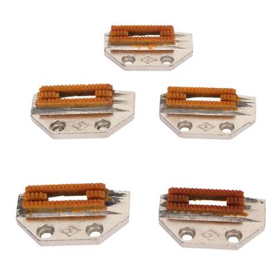 5Pcs Sewing Machine Feed Dog with Teeth Wear Resistant High Hardness Sewing Feed Dog for Industrial