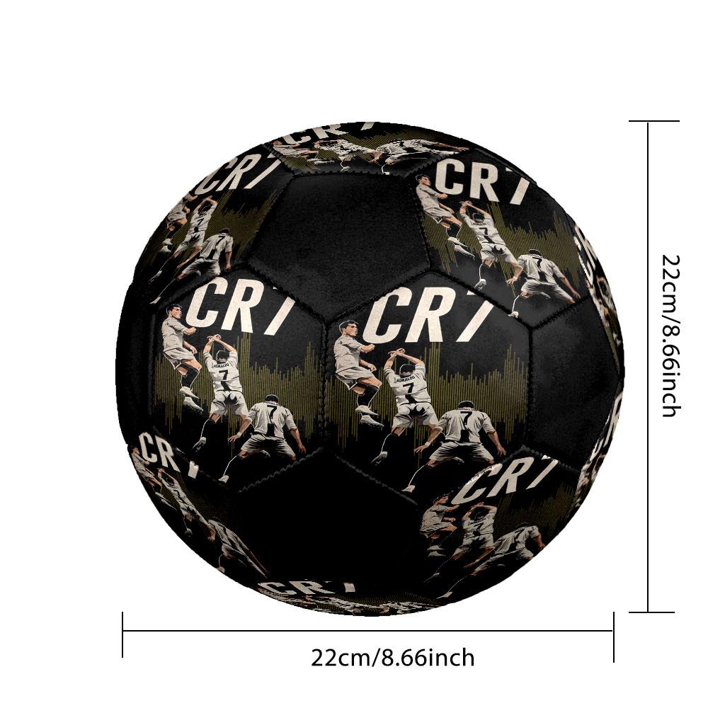Size 5 Printed Football Resistant Outdoor Training Soccer Ball